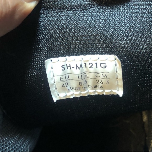 Shimano SPD SH-M121G Men’s Black Silver Mountain Bike Cycling Shoes 42/8.5US - Picture 11 of 12